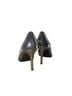 Jessica Simpson Black Silver Heels Size 7 1/2 - photo 2