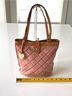 Dooney & Bourke Hearts Solid Pink Tan Bucket Bag One size - photo 5