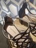 Zigi Soho Black Silver Heels Size 8 1/2 - photo 3