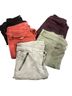 Old Navy Black Red Burgundy Green Gray Jeans Size 8 - photo 1
