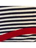 Dokotoo Stripes White Red Blue Short Sleeve Blouse Size M - photo 4