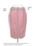 No Name 100% Polyurethane 100% Polyester Red Burgundy Leather Skirt Size L - photo 5
