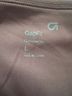 Gap Purple Brown Short Sleeve Blouse Size L - photo 3