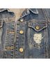 Topshop Blue Denim Jacket Size 0X - photo 4