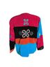 Allure 100% Rayon 100% Polyester Print Red Blue Black Cardigan Size M - photo 2