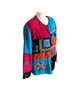 Allure 100% Rayon 100% Polyester Print Red Blue Black Cardigan Size M - photo 4