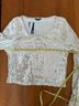 Wild Fable Ivory Long Sleeve Blouse Size L - photo 7