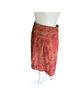 Chico's Aztec Or Tribal Print Orange Black Denim Skirt Size M - photo 4