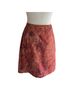 Chico's Aztec Or Tribal Print Orange Black Denim Skirt Size M - photo 2