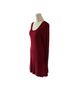 Cleo Solid Red Burgundy Casual Dress Size M - photo 4