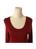 Cleo Solid Red Burgundy Casual Dress Size M - photo 6