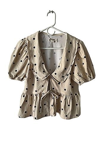 Porridge Short Sleeve Blouse (view 1)