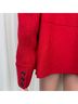 Talbots 60% Viscose 40% Wool 100% Polyester Solid Red Coat Size 14 - photo 7