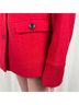 Talbots 60% Viscose 40% Wool 100% Polyester Solid Red Coat Size 14 - photo 6
