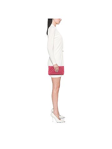 Chanel Quilted Lambskin Kiss Lock Clutch (view 2)