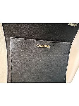 Calvin Klein Leather Tote (view 2)