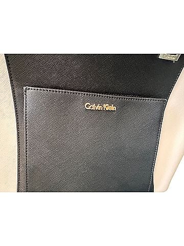 Calvin Klein Leather Tote (view 2)