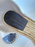Tory Burch 100% Canvas Tan Black Sandals Size 9 1/2 - photo 7