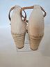 Tory Burch 100% Canvas Tan Black Sandals Size 9 1/2 - photo 6
