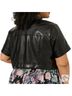 Torrid 100% Polyurethane Black Jacket Size 0X - photo 2