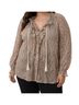ETRO Paisley Tan Brown Blouse Size XXL - photo 1