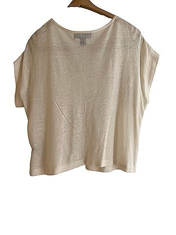 August Silk sweater Short Sleeve Blouse (view 2)