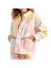LoveShackFancy 100% Cotton Tie-dye Pink Yellow Jacket Size XS - photo 1