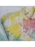 LoveShackFancy 100% Cotton Tie-dye Pink Yellow Jacket Size XS - photo 14