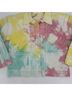 LoveShackFancy 100% Cotton Tie-dye Pink Yellow Jacket Size XS - photo 7