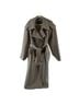 Mango Solid Tan Trenchcoat Size L - photo 1