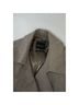 Mango Solid Tan Trenchcoat Size L - photo 12