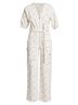 LoveShackFancy Floral White Pink Jumpsuit Size XS - photo 1
