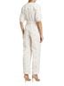 LoveShackFancy Floral White Pink Jumpsuit Size XS - photo 2
