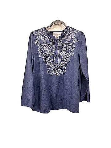 Susan Graver Long Sleeve Blouse (view 1)