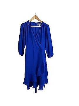 Chelsea28 Faux Wrap Ruffle Hem Dress Cocktail Dress (view 1)