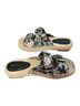 Rebecca Minkoff Floral Black Blue Pink Sandals Size 7 - photo 8