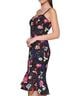 Guess 100% Polyester 8% Spandex 92% Nylon Floral Black Multi Color Cocktail Dress Size 14 - photo 6