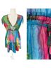 Michael Simon 100% Silk Multi Color Blouse Size S - photo 4