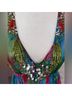 Michael Simon 100% Silk Multi Color Blouse Size S - photo 5