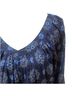 Maeve 100% Viscose Floral Blue White Long Sleeve Blouse Size 2 - photo 4