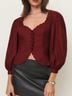 Reformation Red Blouse Size L - photo 4