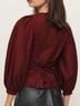 Reformation Red Blouse Size L - photo 5