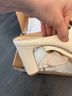 Reformation 100% Leather Camo White Heels Size 11 - photo 5