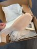 Reformation 100% Leather Camo White Heels Size 11 - photo 6
