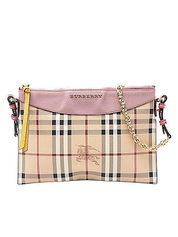 Burberry Haymarket Check Coated Canvas Peyton Crossbody (view 1)