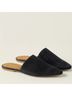 Garnet Hill 100% Suede Solid Black Mule/Clog Size 7 1/2 - photo 4