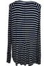 Michael Stars Stripes Blue White Long Sleeve Top Size L - photo 2