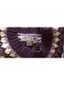 AE77 Fair Isle White Purple Pullover Sweater Size S - photo 3