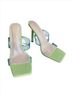 Cape Robbin Green Heels Size 8 - photo 4