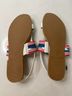 Ugg 100% Leather Multi Color White Tan Sandals Size 10 - photo 9